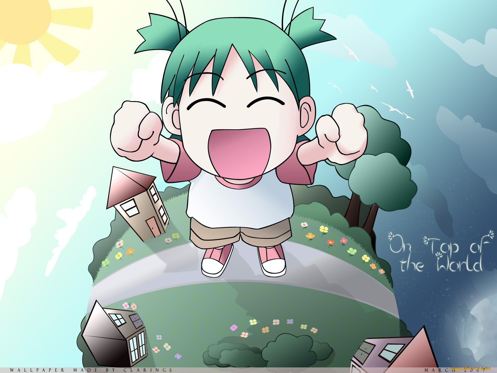 Обои Yotsubato Аниме Yotsubato, обои для рабочего стола, фотографии  yotsubato, аниме Обои для рабочего стола, скачать обои картинки заставки на  рабочий стол.